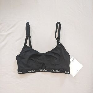 Calvin Klein Logo Stretch Cut Out Bralette